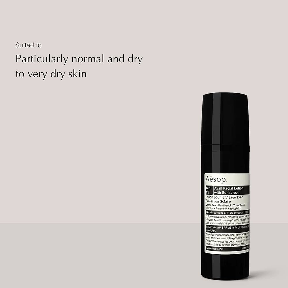 Amazon.com : Aesop Avail Body Lotion with Sunscreen SPF50